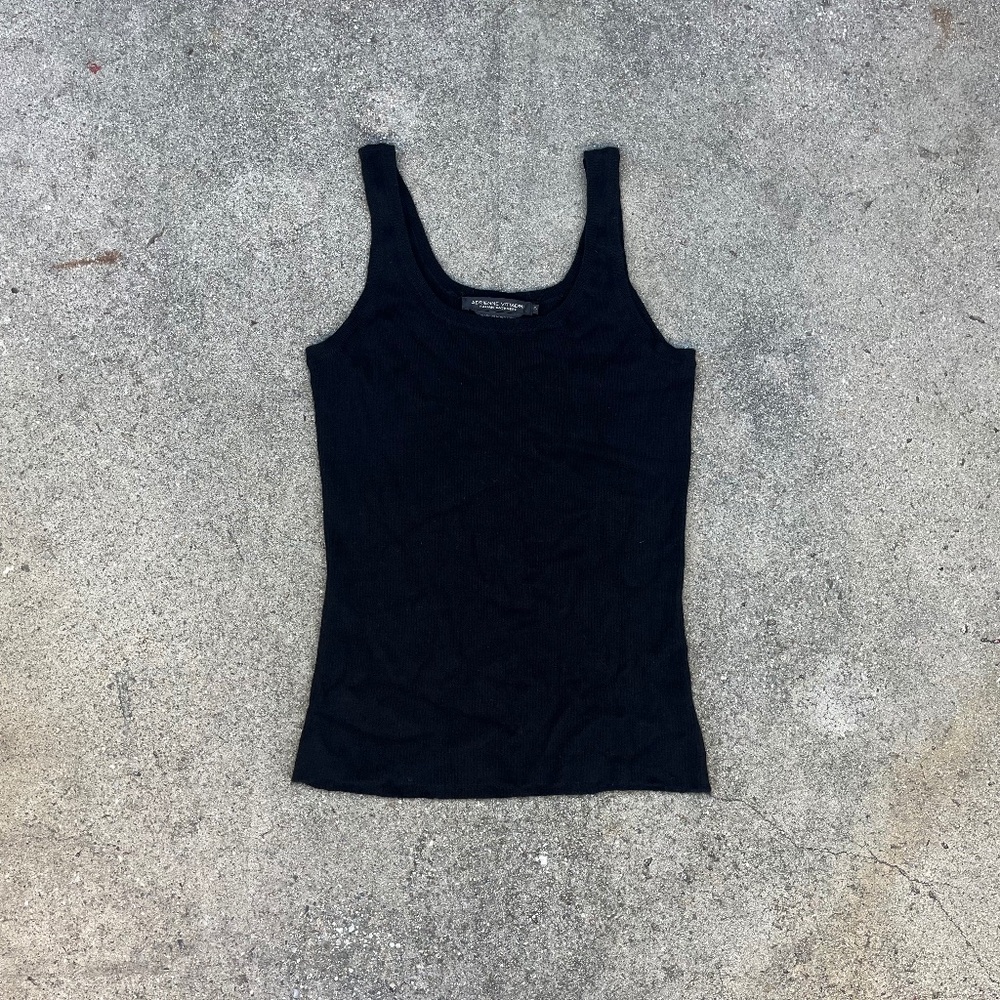 90s Adrienne Vittadini 100% cashmere tank top camisole s small made in Hong Kong